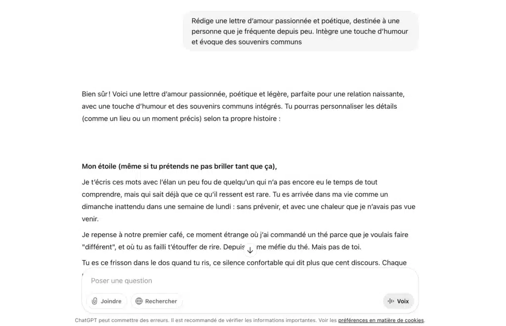 exemple redaction chatgpt