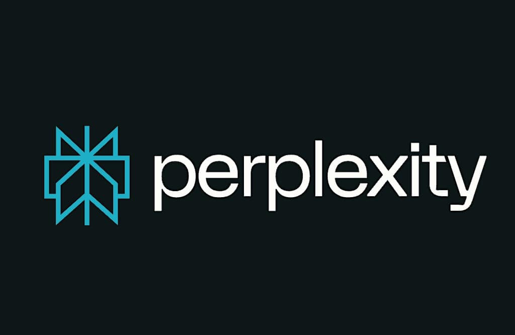 logo perplexity noir