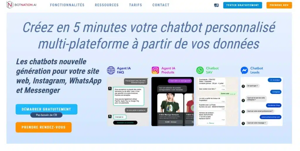 chatbot francais