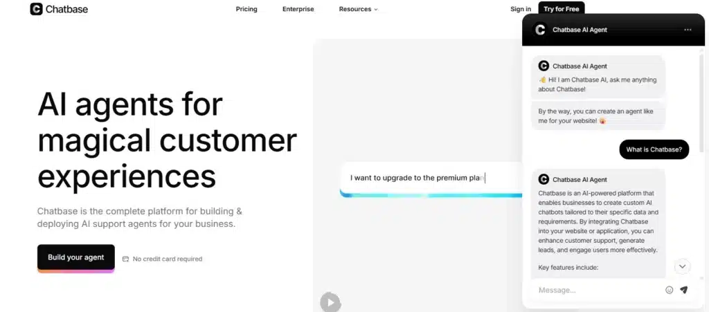 comparatif chatbot chatbase