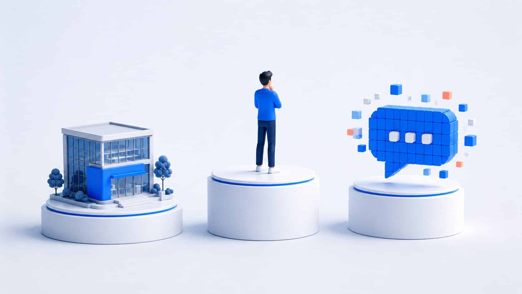Trois chemins pour créer un chatbot IA : agence, freelance et plateforme no-code